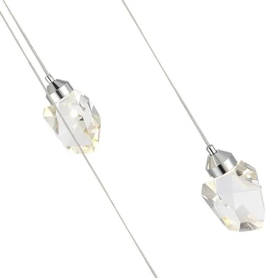 ST LUCE SL6114.103.06 Светильник подвесной ST-Luce Хром/Прозрачный LED 6*3W 3000K, изображение 2