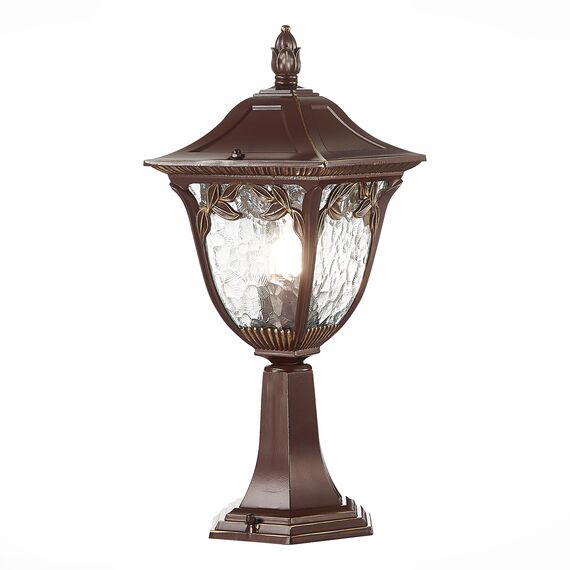 ST LUCE SL083.705.01 Светильник уличный наземный ST-Luce Кофейный/Кофейный, Прозрачный E27 1*60W, изображение 2