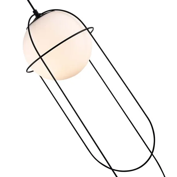 ST LUCE SL1189.403.01 Подвес ST-Luce Черный/Опал E27 1*60W, изображение 2