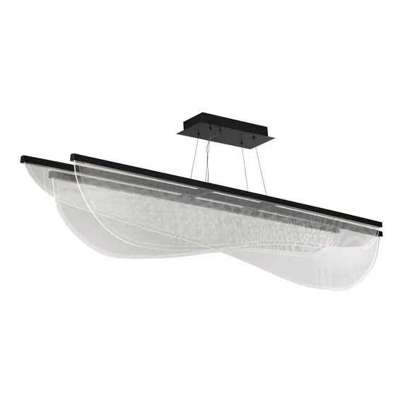 ST LUCE SL6509.423.01 Светильник подвесной ST-Luce Черный/Прозрачный LED 1*60W 4000K