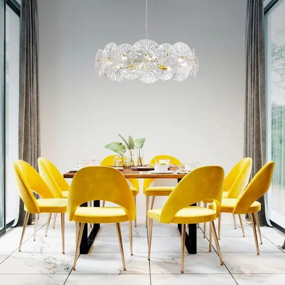 ST LUCE SL1657.203.08 Люстра подвесная ST-Luce Золотистый/Прозрачный E14 8*40W, изображение 6