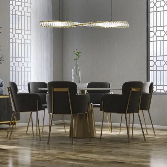 ST LUCE SL6205.323.01 Светильник подвесной ST-Luce Латунь/Прозрачный LED 1*25W 4000K, изображение 7