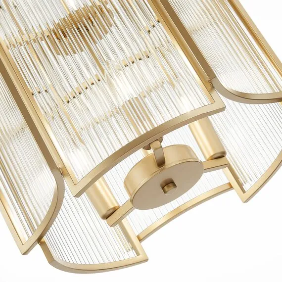 ST LUCE SL1234.203.08 Люстра подвесная ST-Luce Шампань/Прозрачный, Шампань E14 8*60W, изображение 6