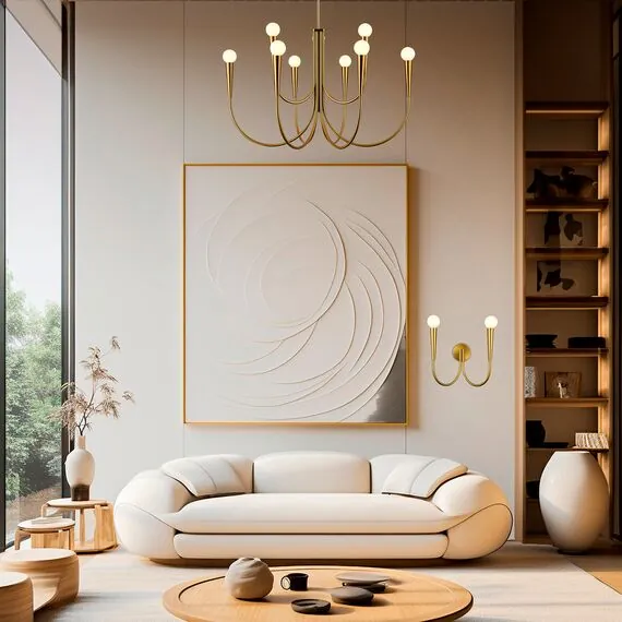 ST LUCE SL1243.303.09 Светильник подвесной ST-Luce Латунь E14 9*60W, изображение 4