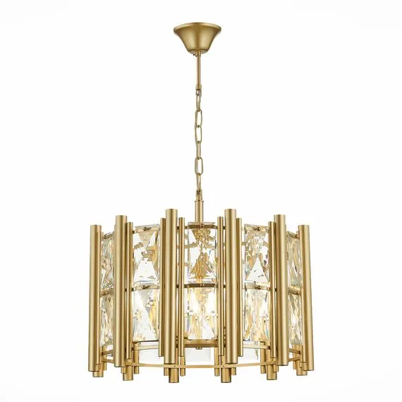 ST LUCE SL1623.203.06 Люстра подвесная ST-Luce шампань/шампань, прозрачный E14 6*40W