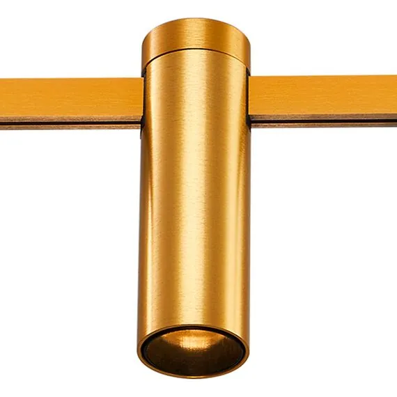 ST LUCE ST810.206.05 Магнитный трековый светильник FARM Золотистый LED 1*5W 3000K 230Lm Ra90 60 IP20 D35xH11, изображение 3