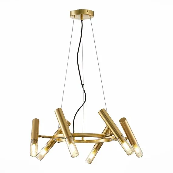 ST LUCE SL1236.203.06 Люстра подвесная ST-Luce Золотистый/Коньячный, Золотистый G9 6*5W, изображение 2