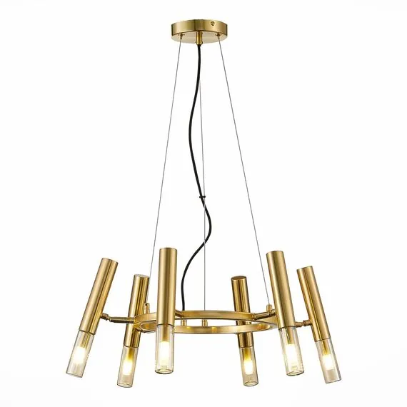 ST LUCE SL1236.203.06 Люстра подвесная ST-Luce Золотистый/Коньячный, Золотистый G9 6*5W