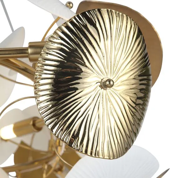 ST LUCE SL1518.303.10 Светильник подвесной ST-Luce Латунь/Белый G9 10*5W 4000K, изображение 4