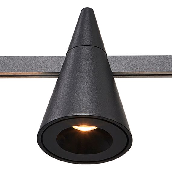 ST LUCE ST813.406.05 Магнитный трековый светильник FARM Черный LED 1*5W 3000K 325Lm Ra90 60 IP20 D70xH115 24, изображение 3