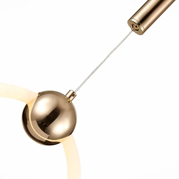 ST LUCE SL1578.203.01 Подвес ST-Luce Золотистый/Золотистый, Белый LED 1*15W 3000K, изображение 2