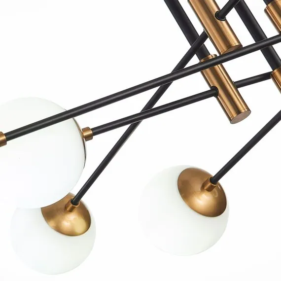 ST LUCE SL1203.402.08 Люстра потолочная ST-Luce Бронза,Черный/Белый E27 8*40W, изображение 2