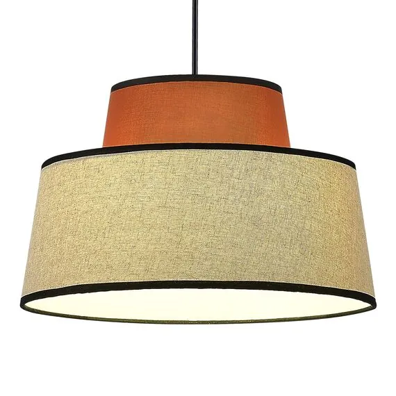 ST LUCE SL1354.423.01 Светильник подвесной ST-Luce Черный/Кирпичный,Бежевый, Черный E27 1*40W, изображение 2