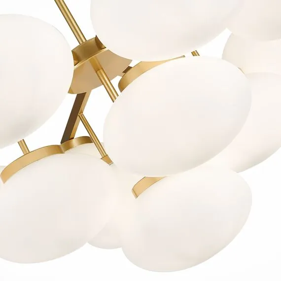 ST LUCE SL1503.203.13 Люстра подвесная ST-Luce Золотистый/Белый E27 13*40W, изображение 6