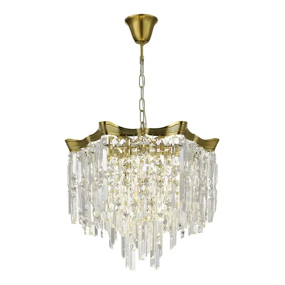 ST LUCE SL1659.303.07 Светильник подвесной ST-Luce Латунь/Прозрачный E14 7*60W