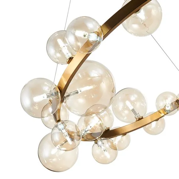 ST LUCE SL1165.303.24 Светильник подвесной ST-Luce Бронза/Коньячный G4 24*5W, изображение 4