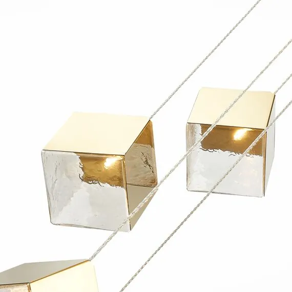 ST LUCE SL1182.203.06 Светильник подвесной ST-Luce Золотистый/Прозрачный, Золотистый G9 6*5W, изображение 2