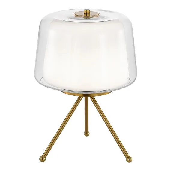 ST LUCE SL6127.304.01 Прикроватная лампа ST-Luce Латунь/Белый, Прозрачный LED 1*16W 3000K, изображение 2