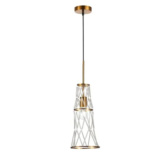 ST LUCE SL1016.203.01 Светильник подвесной ST-Luce Золотистый/Золотистый, Прозрачный E27 1*60W, изображение 2