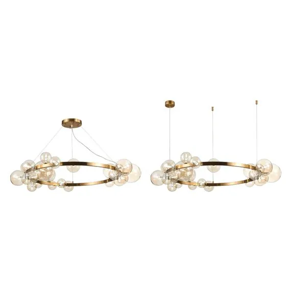 ST LUCE SL1165.303.24 Светильник подвесной ST-Luce Бронза/Коньячный G4 24*5W