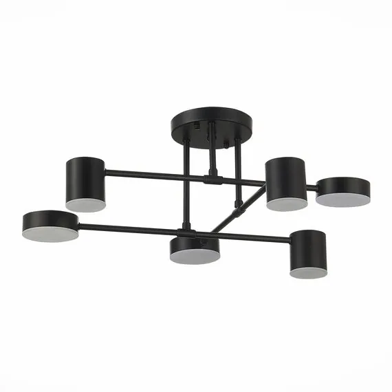 EVOLUCE SLE201042-06 Светильник потолочный Черный/Черный LED 6*7W 4000K, изображение 9