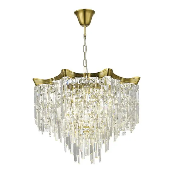 ST LUCE SL1659.303.10 Светильник подвесной ST-Luce Латунь/Прозрачный E14 10*60W