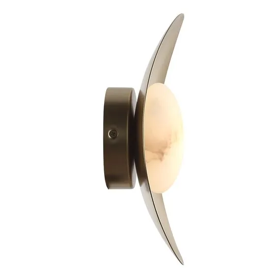 ST LUCE SL6229.211.01 Светильник настенный ST-Luce Золотистый/Алебастр LED 1*7W 3000K, изображение 3