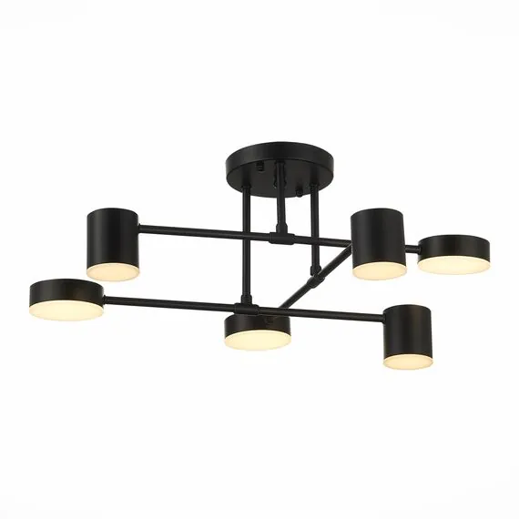 EVOLUCE SLE201042-06 Светильник потолочный Черный/Черный LED 6*7W 4000K, изображение 7