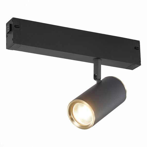 ST LUCE ST504.436.01 Светильник трековый Черный GU10 1*50W  IP20 L104xW54xH111 180-240V Без ламп