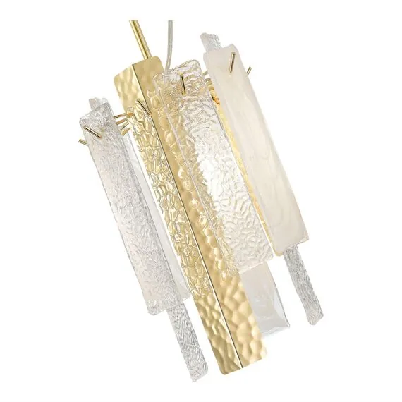 ST LUCE SL1636.203.01 Люстра подвесная ST-Luce Золотистый/Белый, Золотистый E14 1*40W, изображение 2