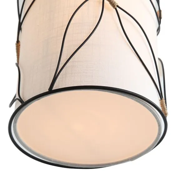 ST LUCE SL6228.403.01 Светильник подвесной ST-Luce Черный/Бежевый E27 1*60W, изображение 4