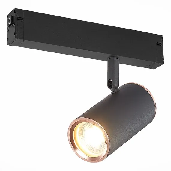 ST LUCE ST504.426.01 Светильник трековый Черный GU10 1*50W  IP20 L104xW54xH111 180-240V Без ламп, изображение 2