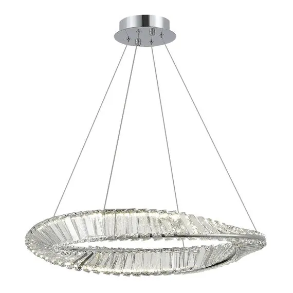 ST LUCE SL6204.101.01 Светильник подвесной ST-Luce Хром/Прозрачный LED 1*32W 4000K