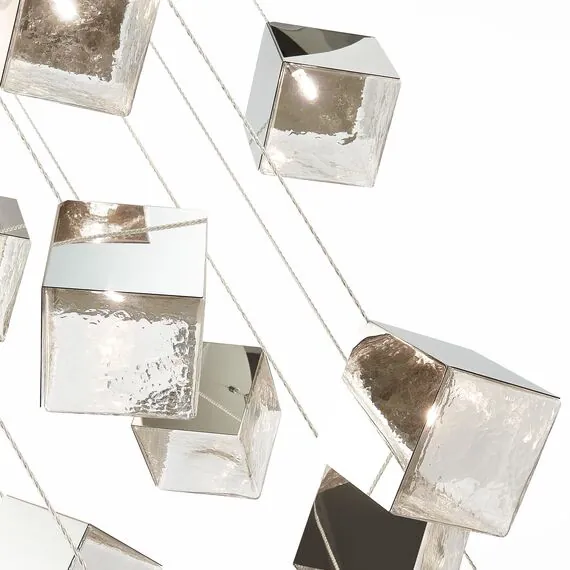 ST LUCE SL1182.103.12 Светильник подвесной ST-Luce Хром/Прозрачный, Хром G9 12*5W, изображение 2