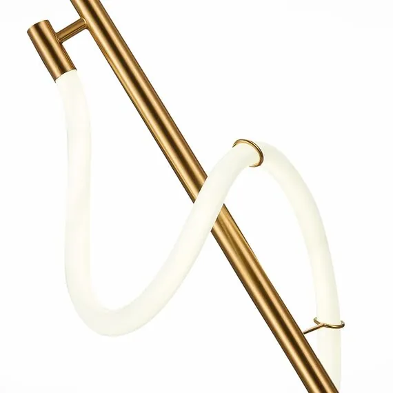 ST LUCE SL6102.303.16 Светильник подвесной ST-Luce Латунь/Белый LED 1*16W 4000K, изображение 2