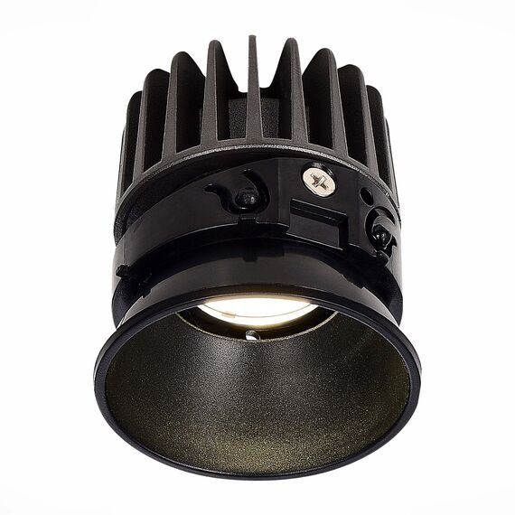 ST LUCE ST851.448.07 Светодиодный модуль Черный LED 1*7W 4000K 560Lm Ra90 36° IP20 D69xH75 220-240V