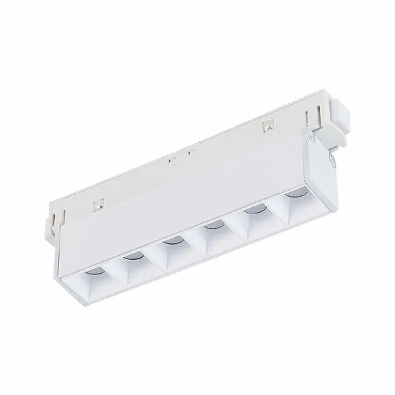 ST LUCE ST361.536.06 Магнитный трековый светильник белый LED 1*6W 3000K 532Lm Ra>80 36° IP20 L115xW22xH44 48, изображение 3