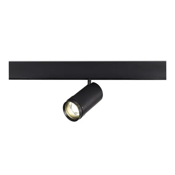 ST LUCE ST357.446.20 Магнитный трековый светильник ZOOM Черный LED 1*20W 4000K Lm Ra90 10-55° IP20 D60xH170
