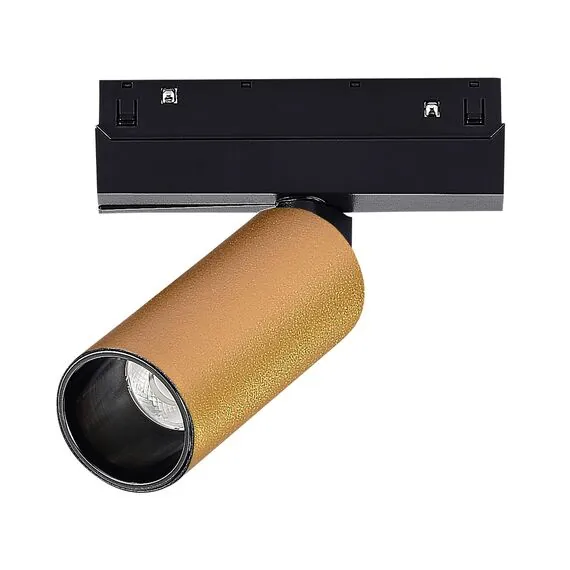 ST LUCE ST807.236.12 Магнитный трековый светильник Золотистый LED 1*12W 3000K 500Lm Ra>90 IP20 D50xH173 48VV, изображение 2
