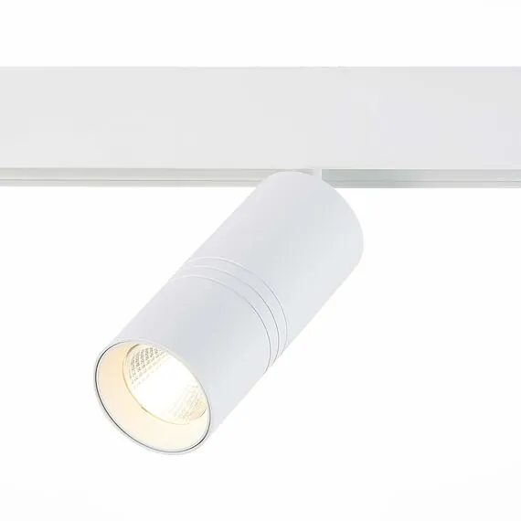 ST LUCE ST365.536.18 Магнитный трековый светильник белый LED 1*18W 3000K 1 530Lm Ra>80 36° IP20 L-xW60xH148