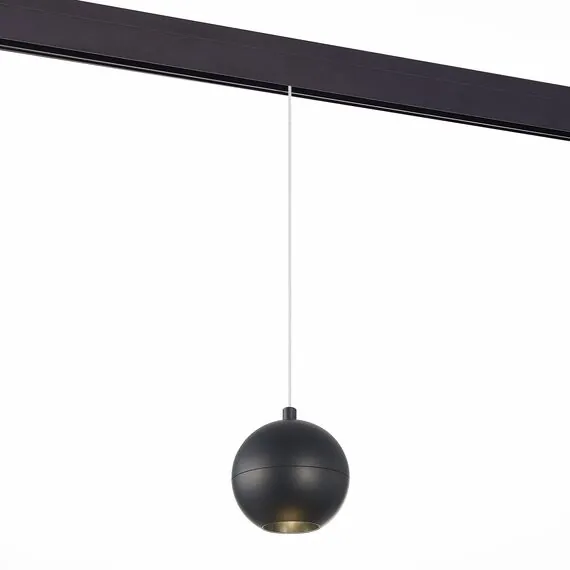 ST LUCE ST354.443.12 Магнитный трековый светильник подвесной Черный LED 1*12W 4000K 750Lm Ra>80 36° IP20 D10, изображение 2