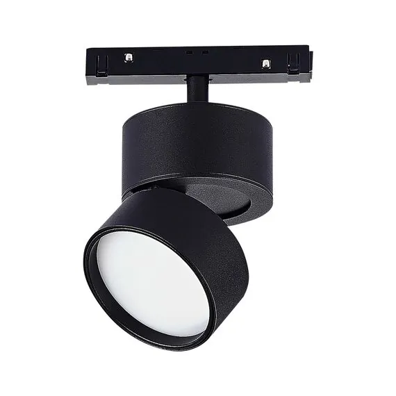 ST LUCE ST809.436.09 Магнитный трековый светильник Черный LED 1*9W 3000K 500Lm Ra>90 120° IP20 D85xH126 48V, изображение 3