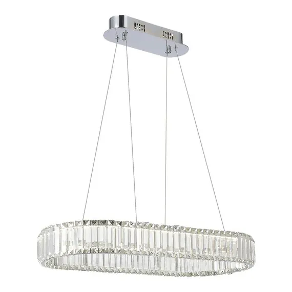 ST LUCE SL1622.123.01 Светильник подвесной ST-Luce Хром/Прозрачный LED 1*60W 4000K