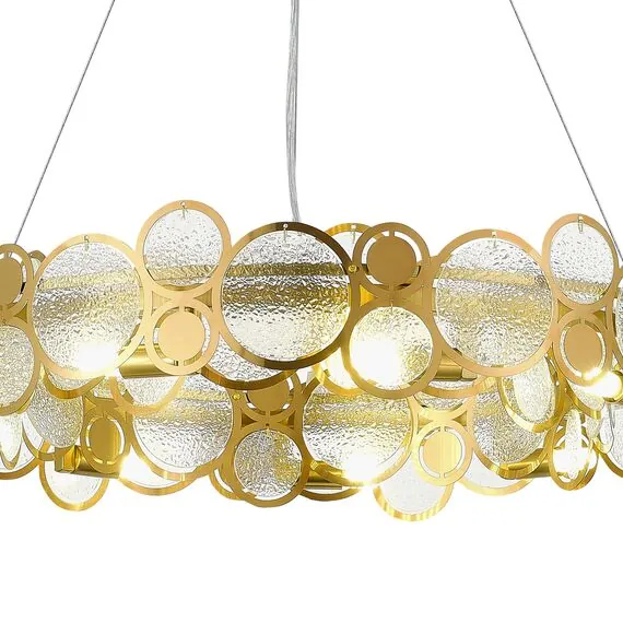 ST LUCE SL6133.303.09 Светильник подвесной ST-Luce Латунь/Прозрачный G9 9*5W 4000K, изображение 2