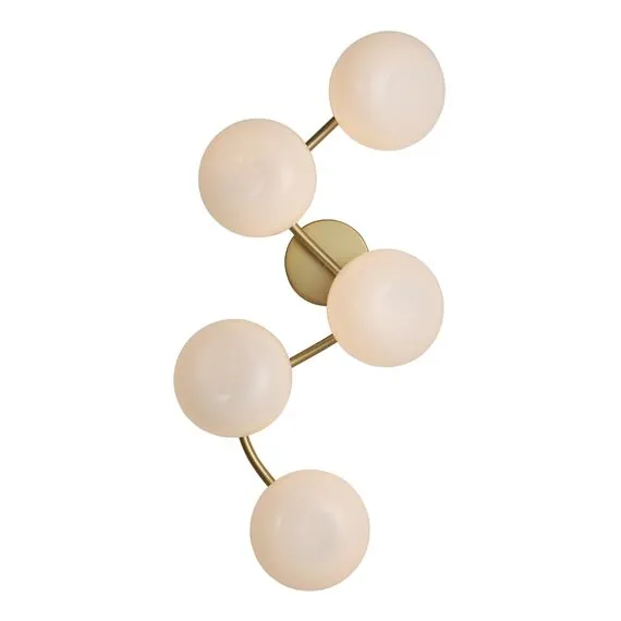 ST LUCE SL1519.301.05 Светильник настенный ST-Luce Латунь/Белый G9 5*5W 4000K, изображение 4