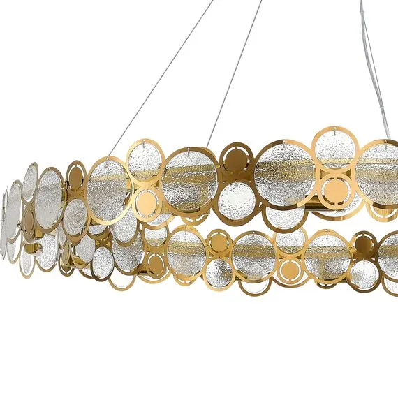 ST LUCE SL6133.313.16 Светильник подвесной ST-Luce Латунь/Дымчатый G9 LED 16*5W 4000K, изображение 2