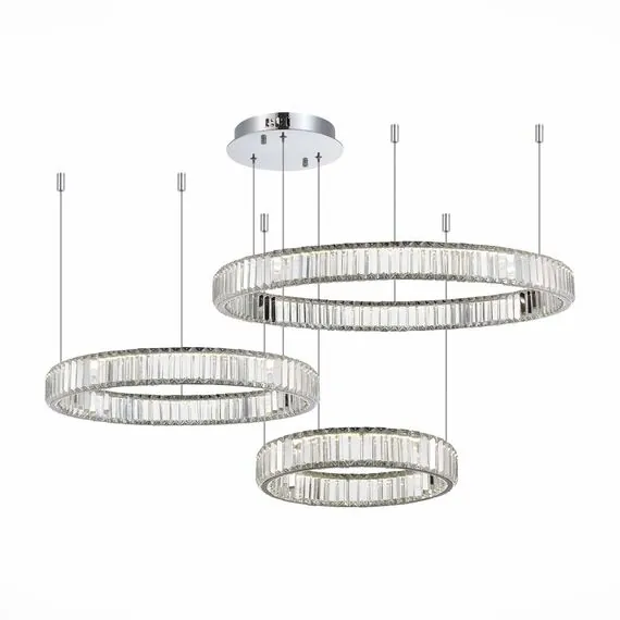 ST LUCE SL1622.113.03 Люстра подвесная ST-Luce Хром/Прозрачный LED 1*122W 4000K