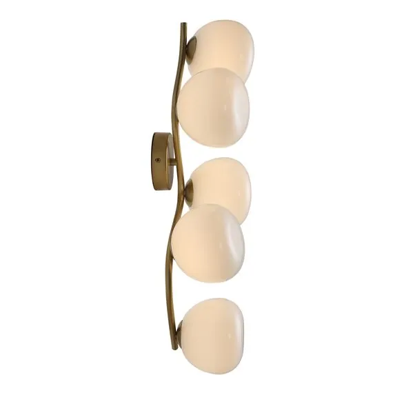 ST LUCE SL1519.301.05 Светильник настенный ST-Luce Латунь/Белый G9 5*5W 4000K, изображение 2