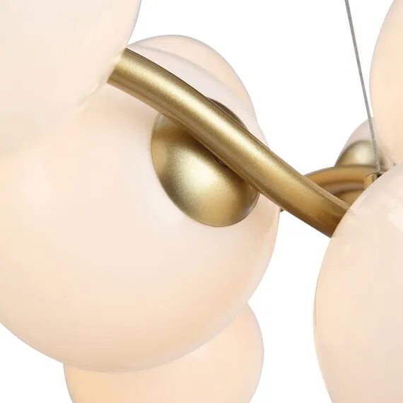 ST LUCE SL1519.303.12 Светильник подвесной ST-Luce Латунь/Белый G9 12*5W 4000K, изображение 6