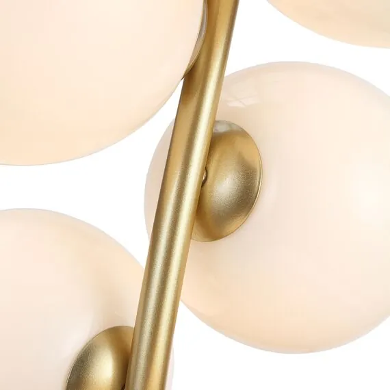 ST LUCE SL1519.303.06 Светильник подвесной ST-Luce Латунь/Белый G9 6*5W 4000K, изображение 6